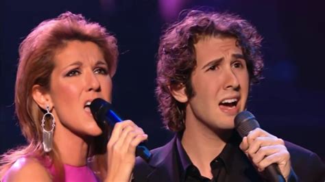 josh groban celine dion the prayer first time